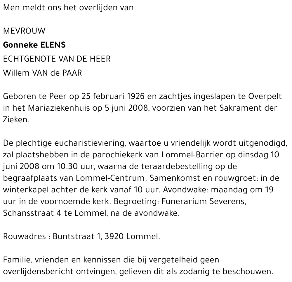 Gonneke ELENS