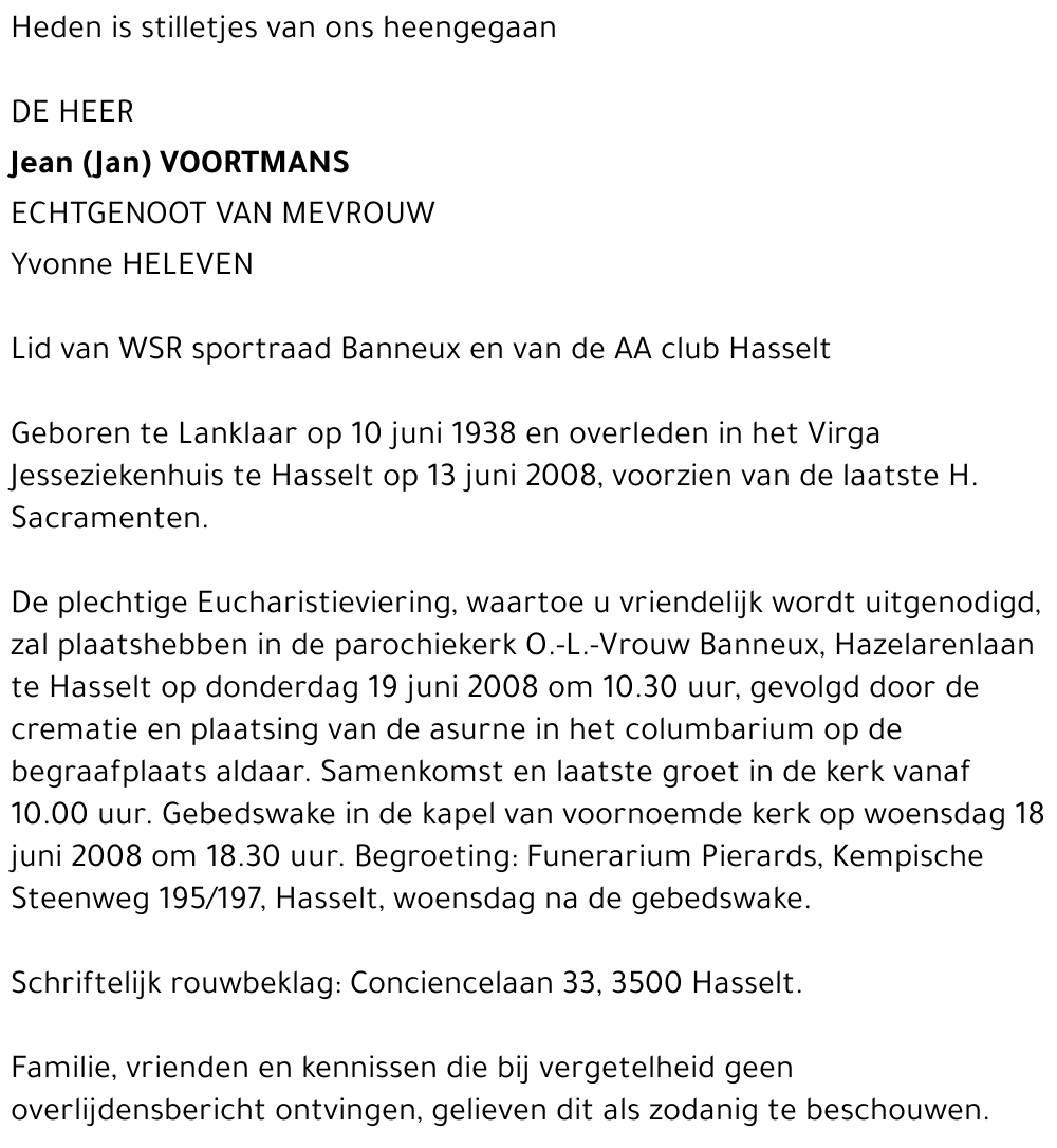 Jean (Jan) Voortmans