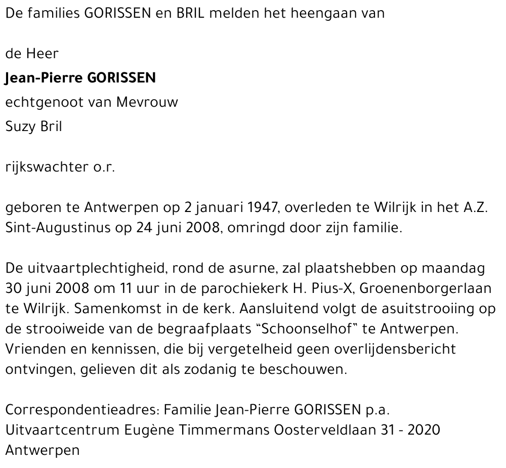 Jean-Pierre Gorissen