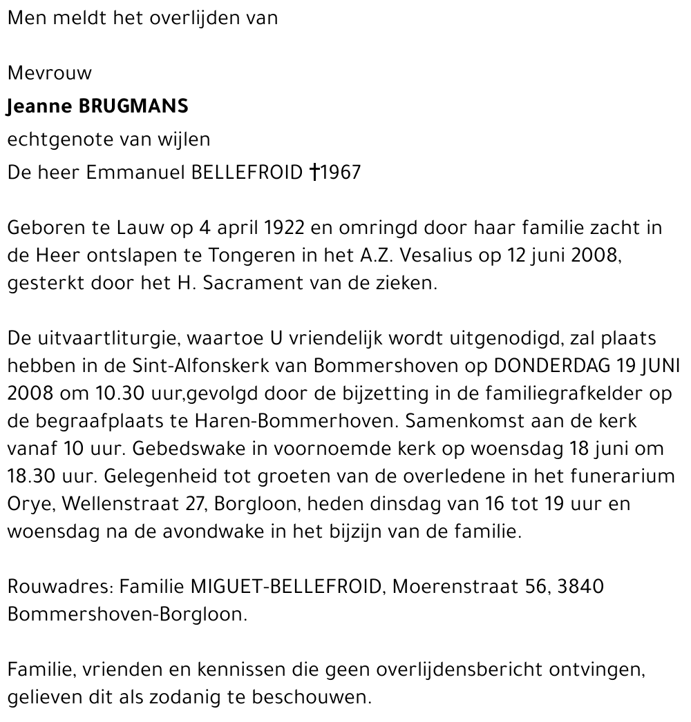 Jeanne Brugmans