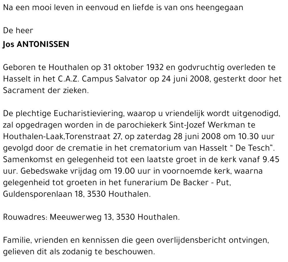 Jos Antonissen