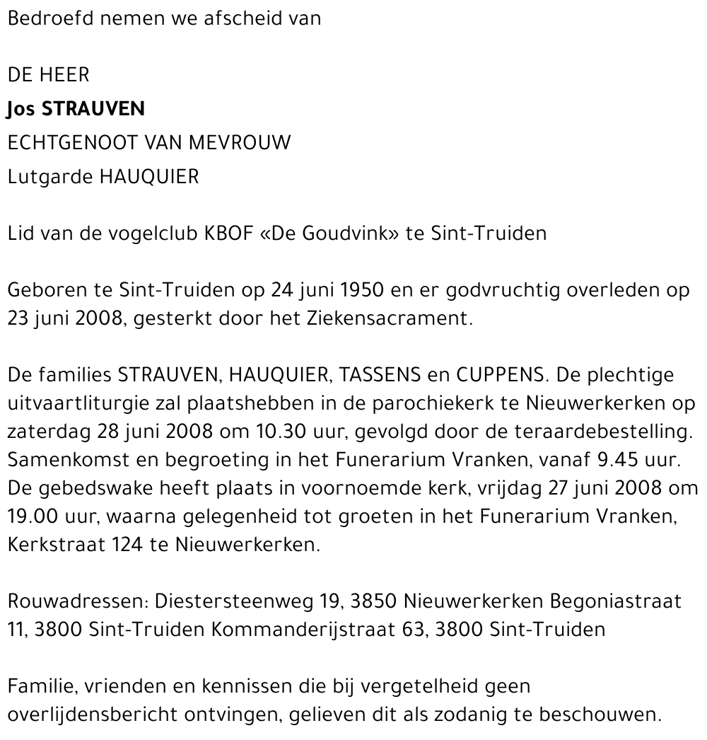Jos Strauven