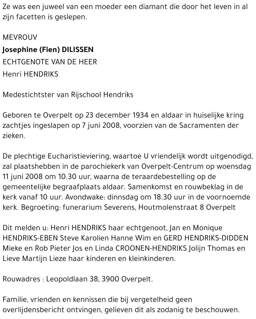 Josephine Dilissen