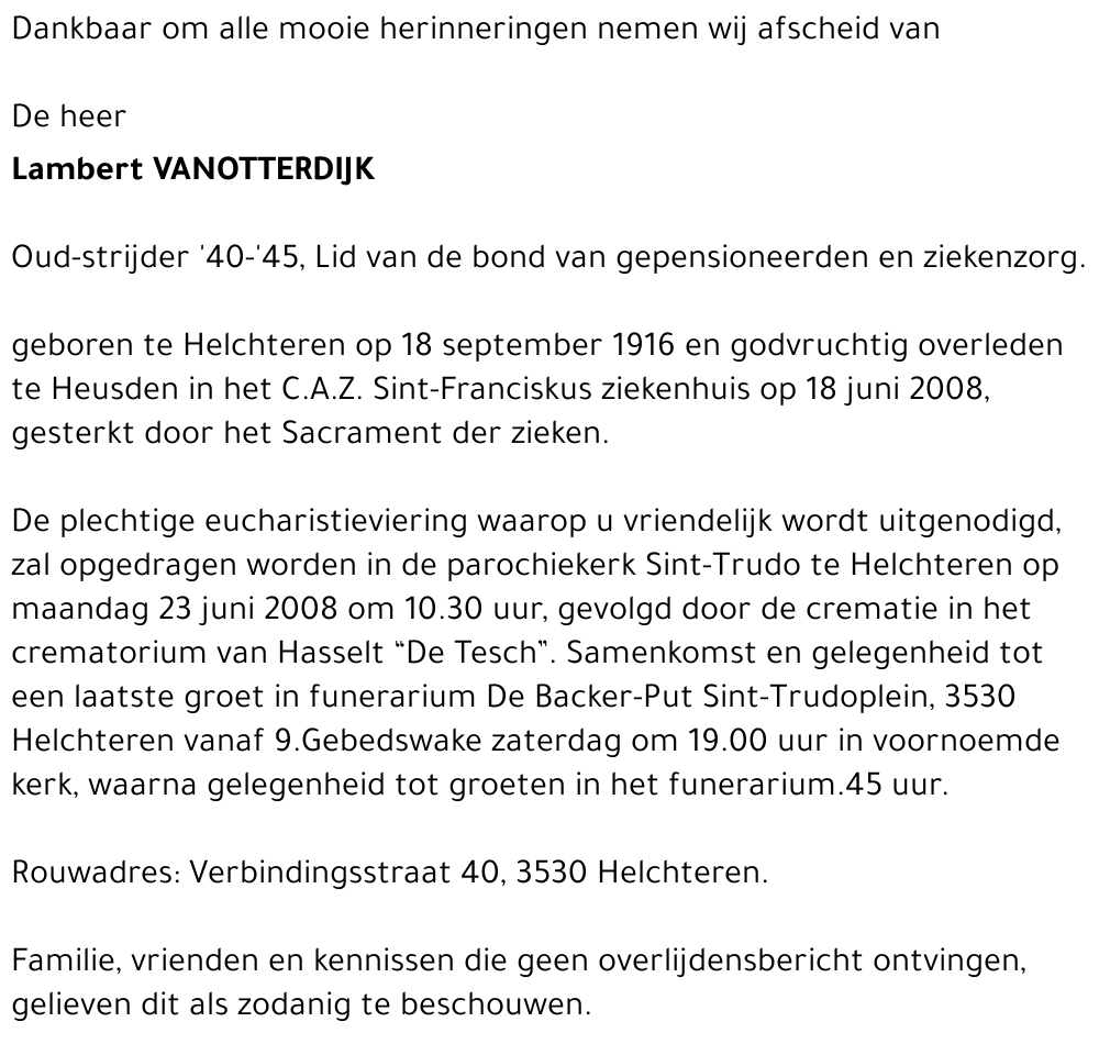 Lambert Vanotterdijk