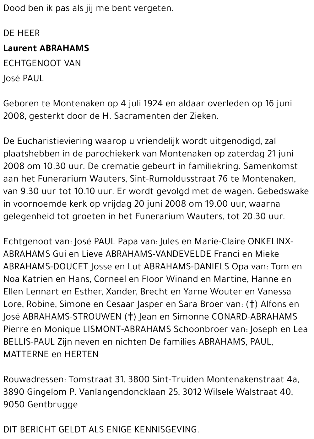 Laurent Abrahams