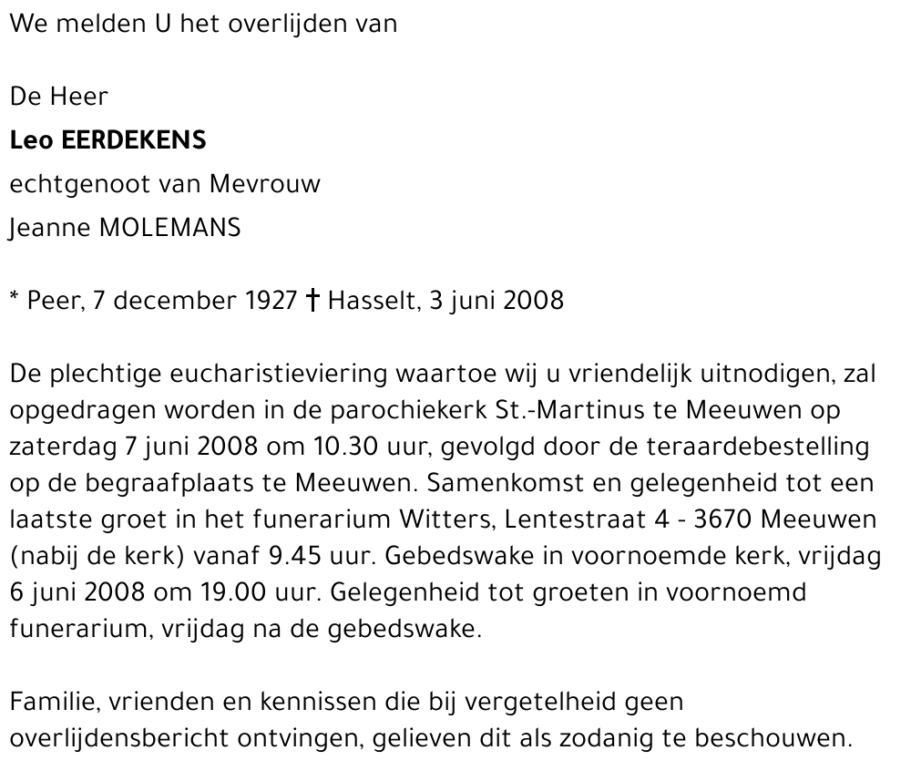 Leo Eerdekens