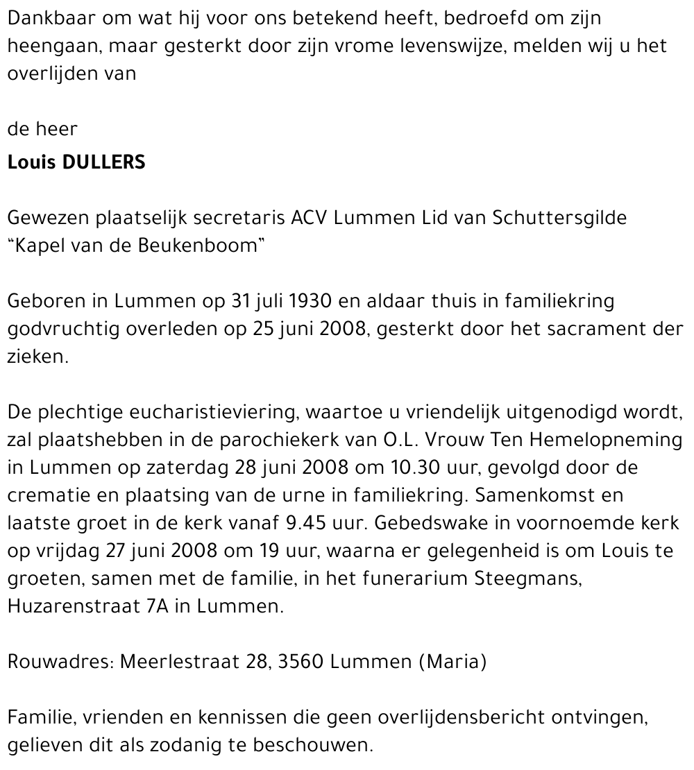 Louis Dullers