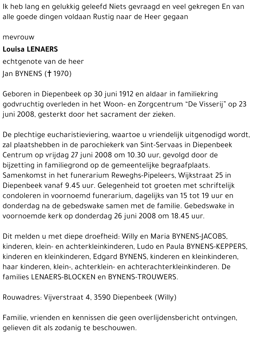Louisa Lenaers