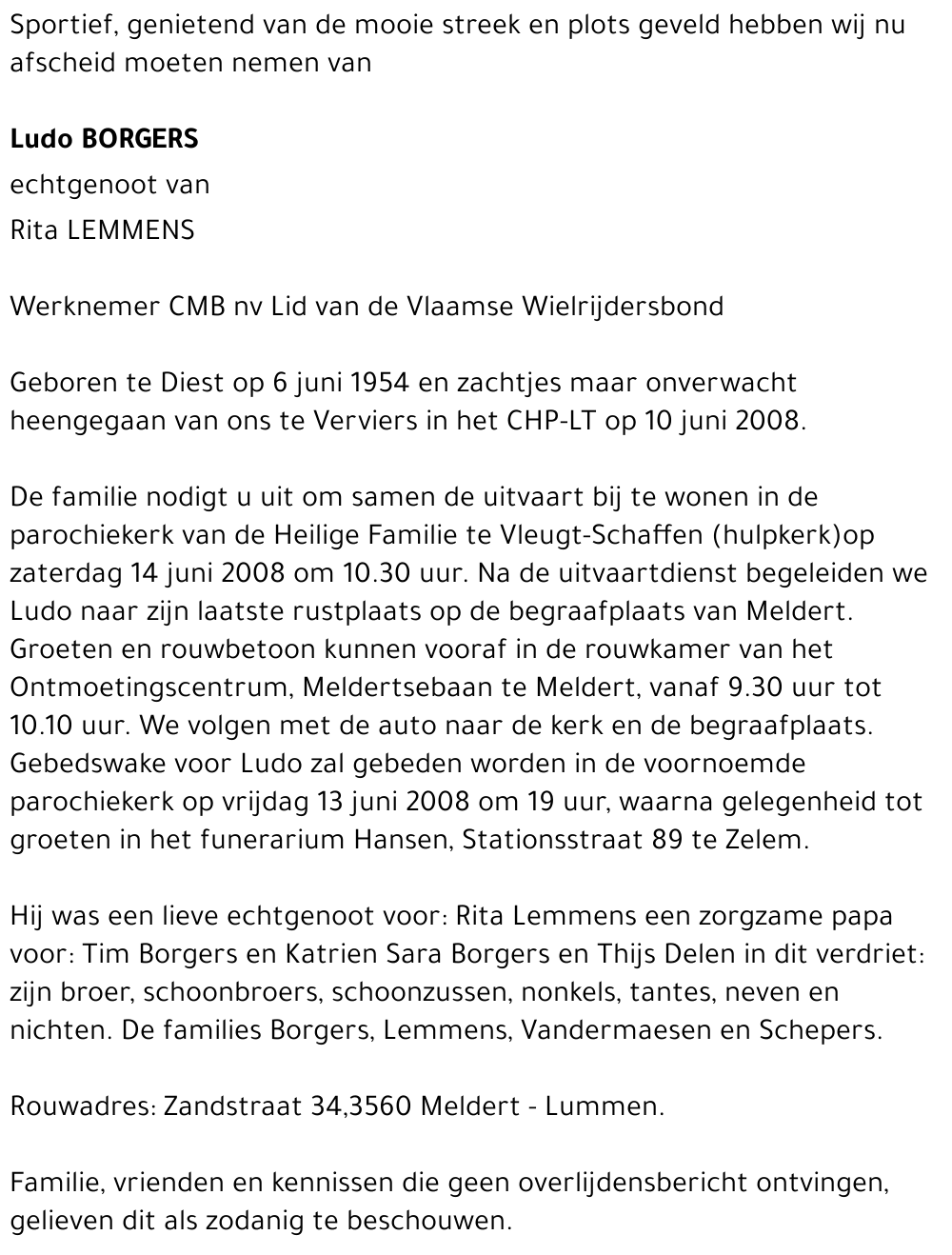 Ludo BORGERS