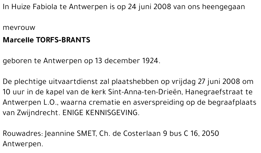 Marcelle Torfs-Brants