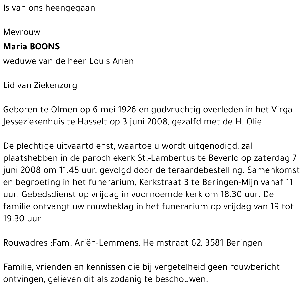 Maria Boons
