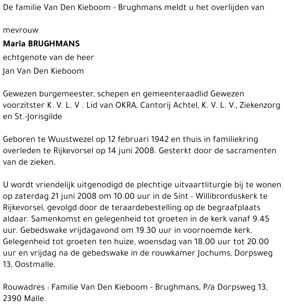 Maria Brughmans