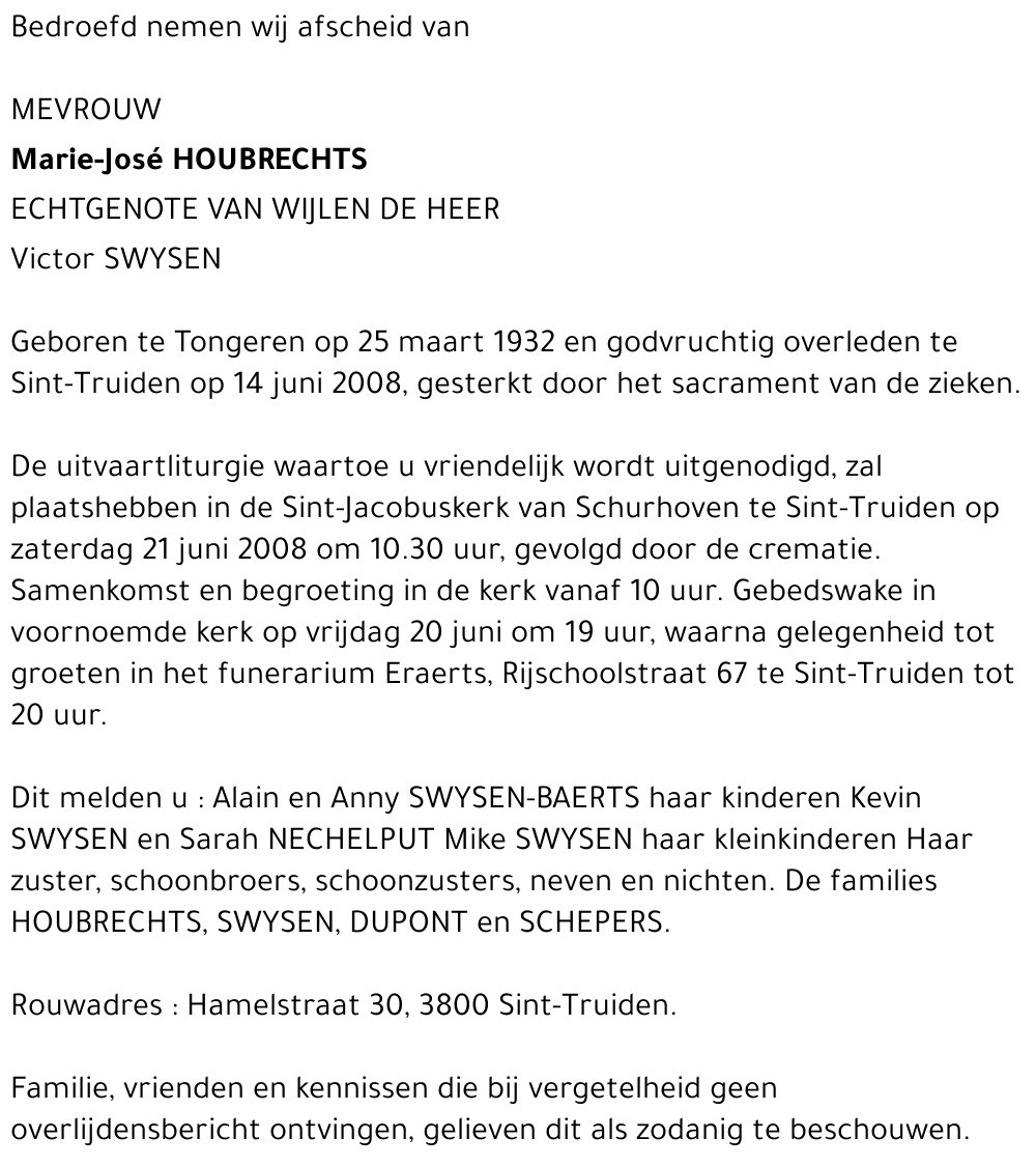 Marie-José Houbrechts