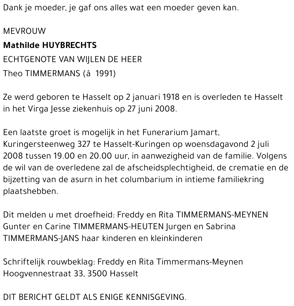 Mathilde Huybrechts