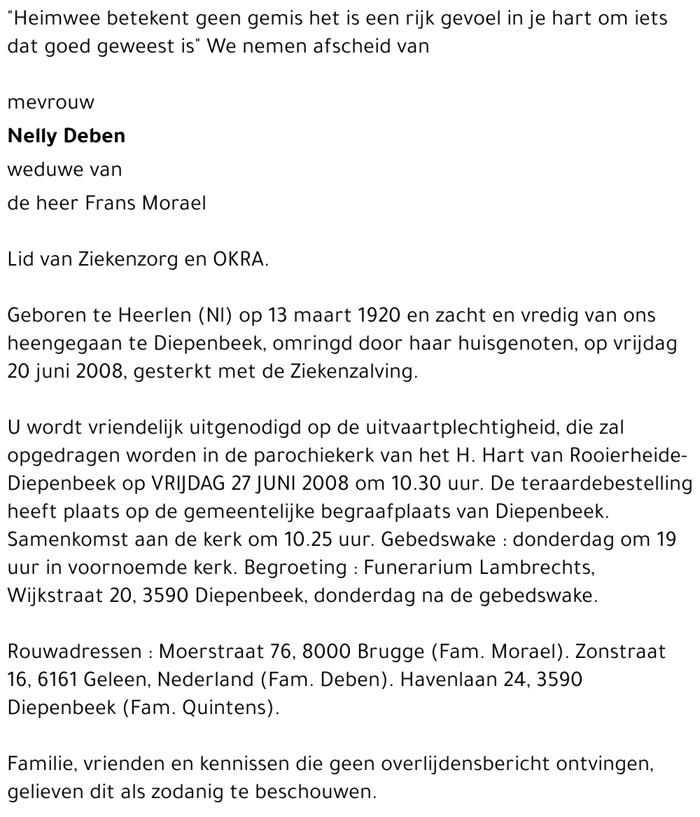 Nelly Deben