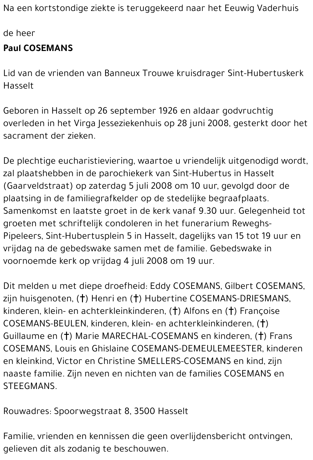 Paul Cosemans