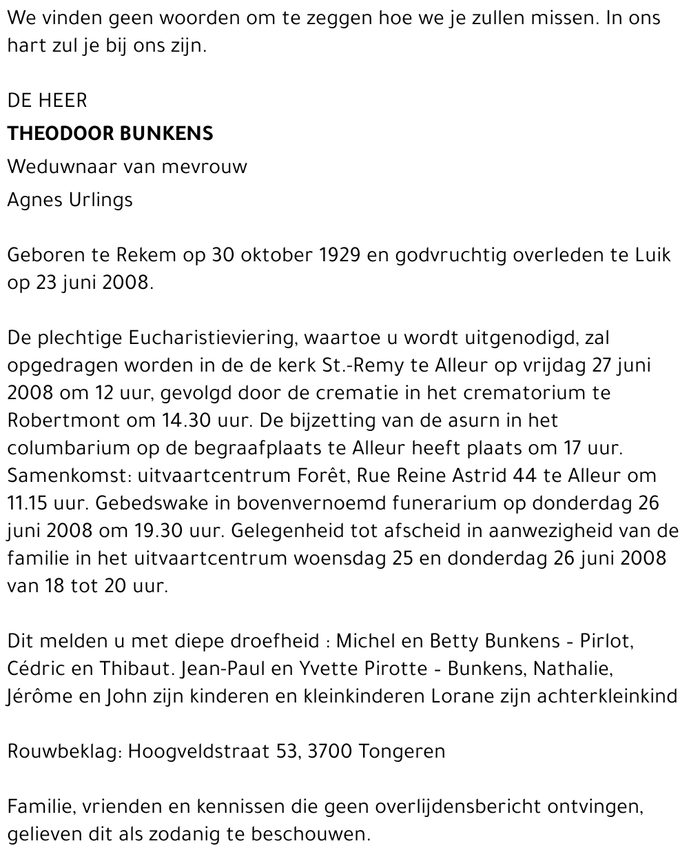 Theodoor Bunkens