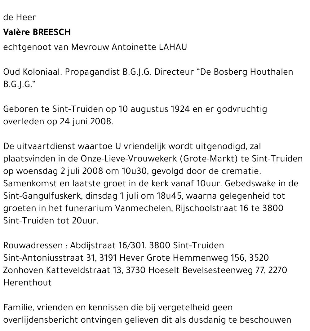 Valere Breesch