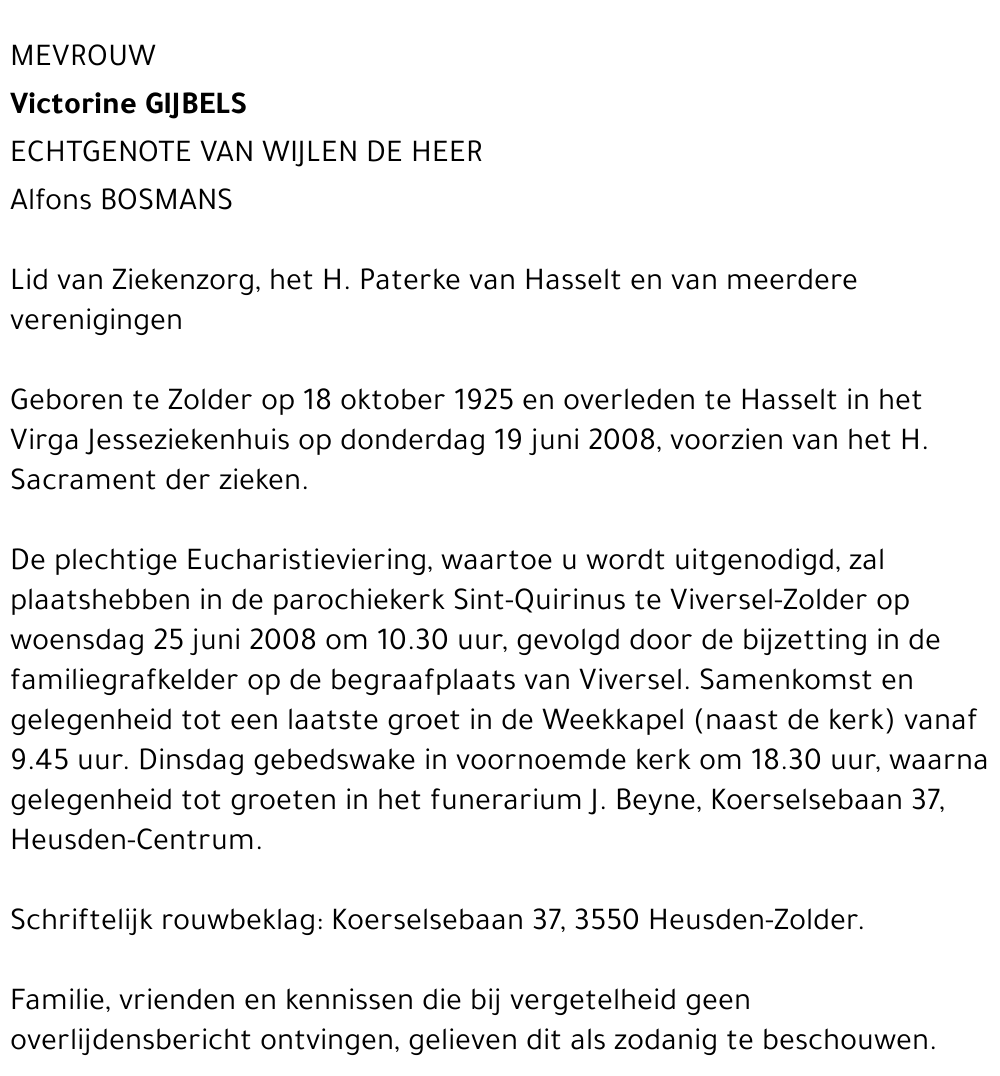 Victorine Gijbels