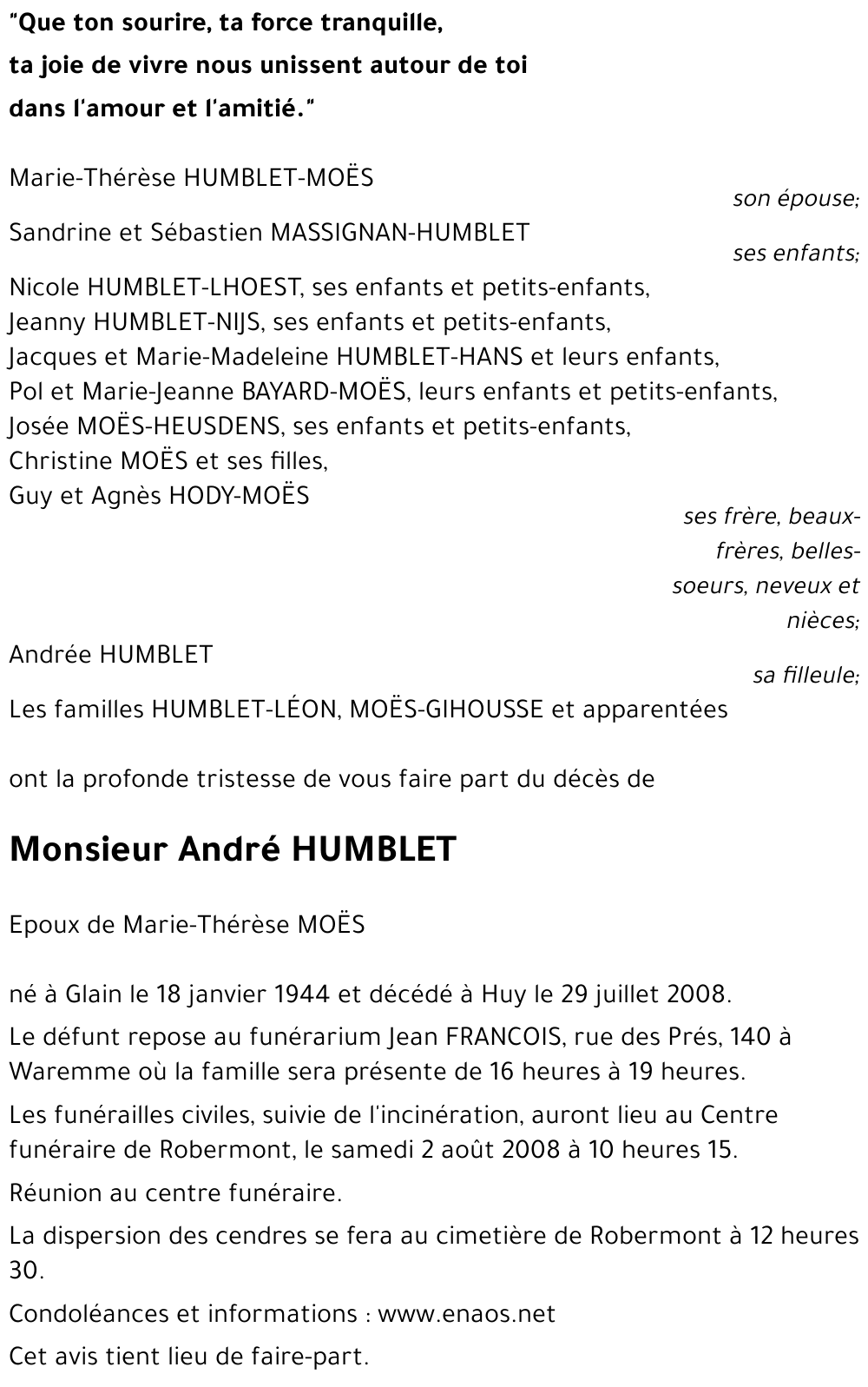 André HUMBLET