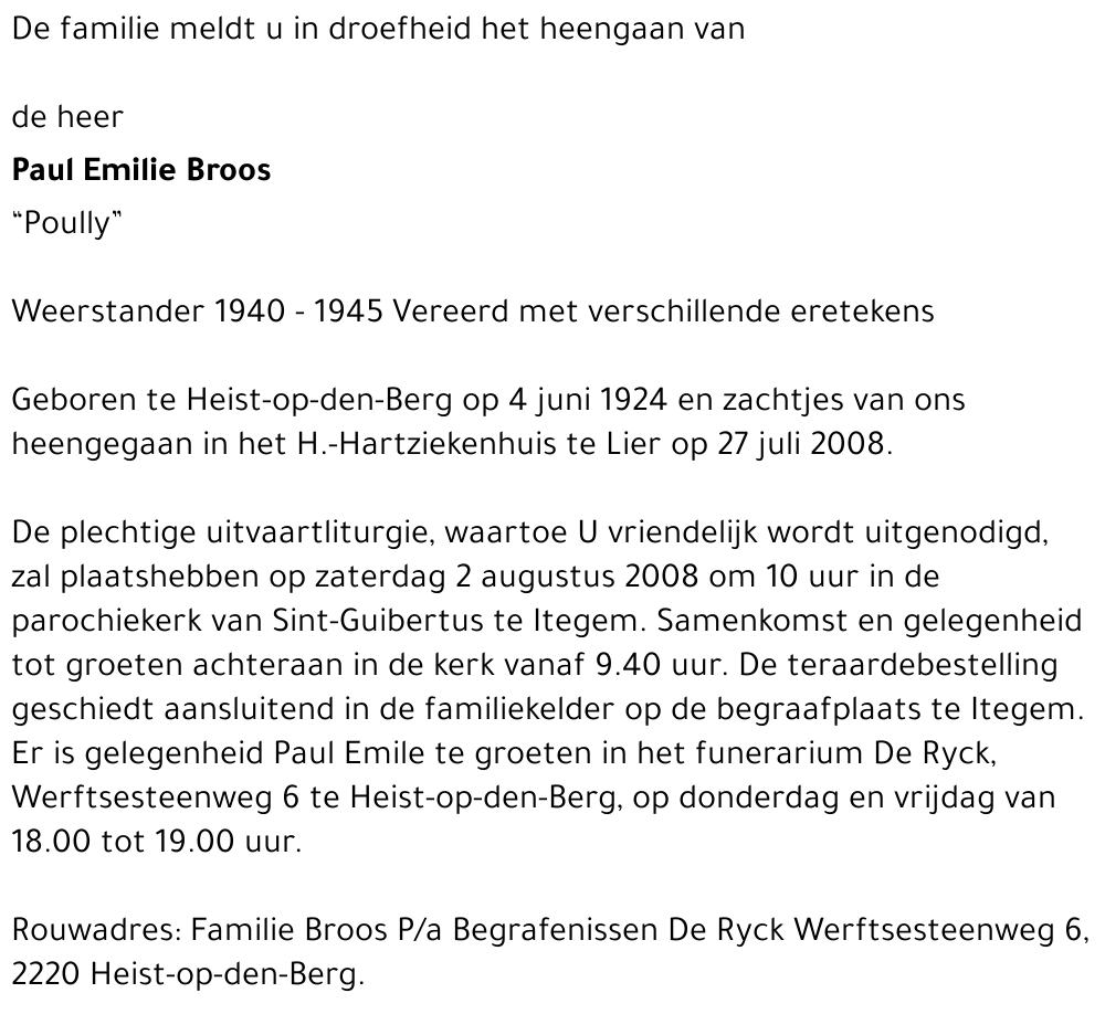 Broos Paul Emile