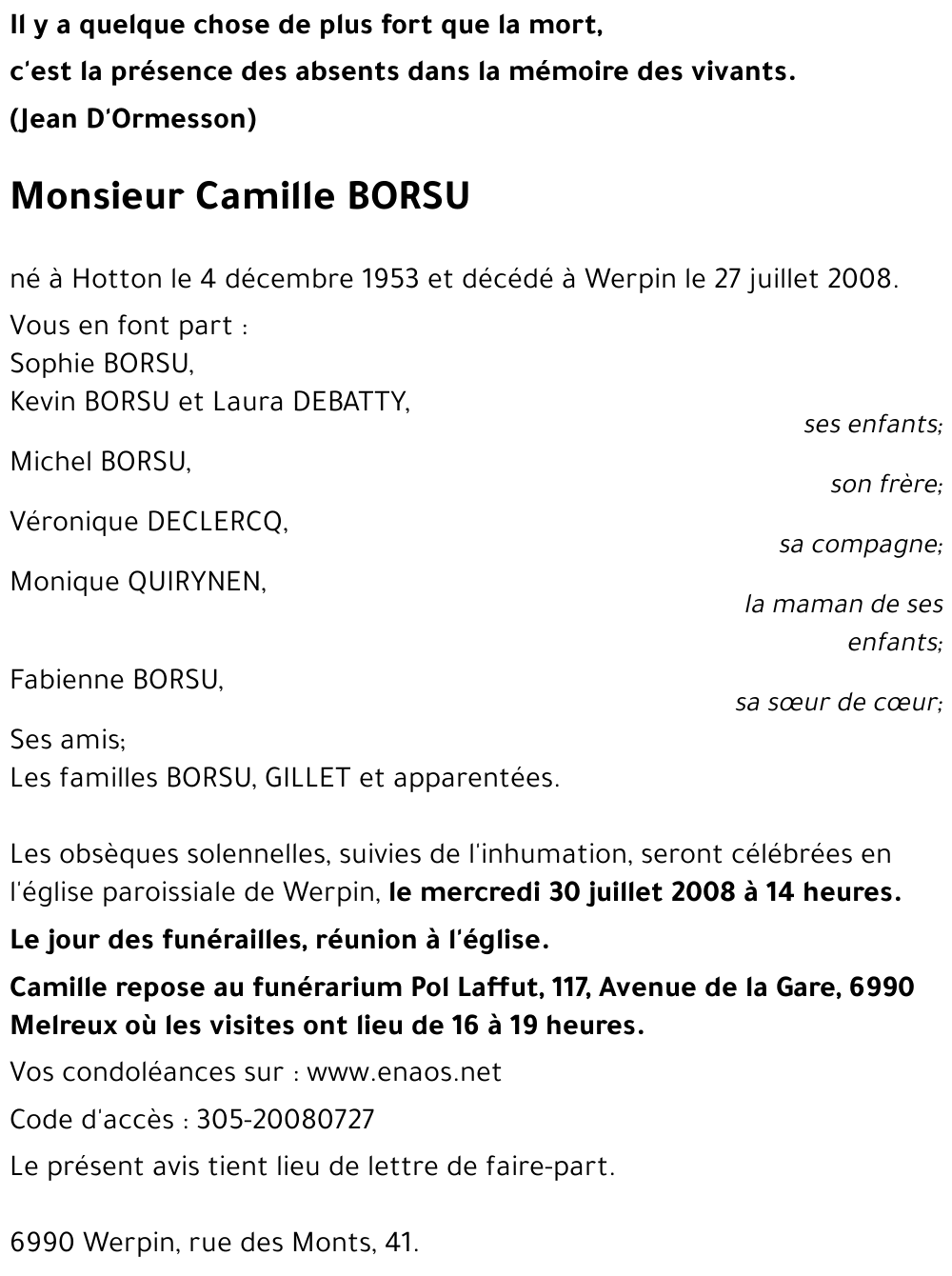 Camille BORSU