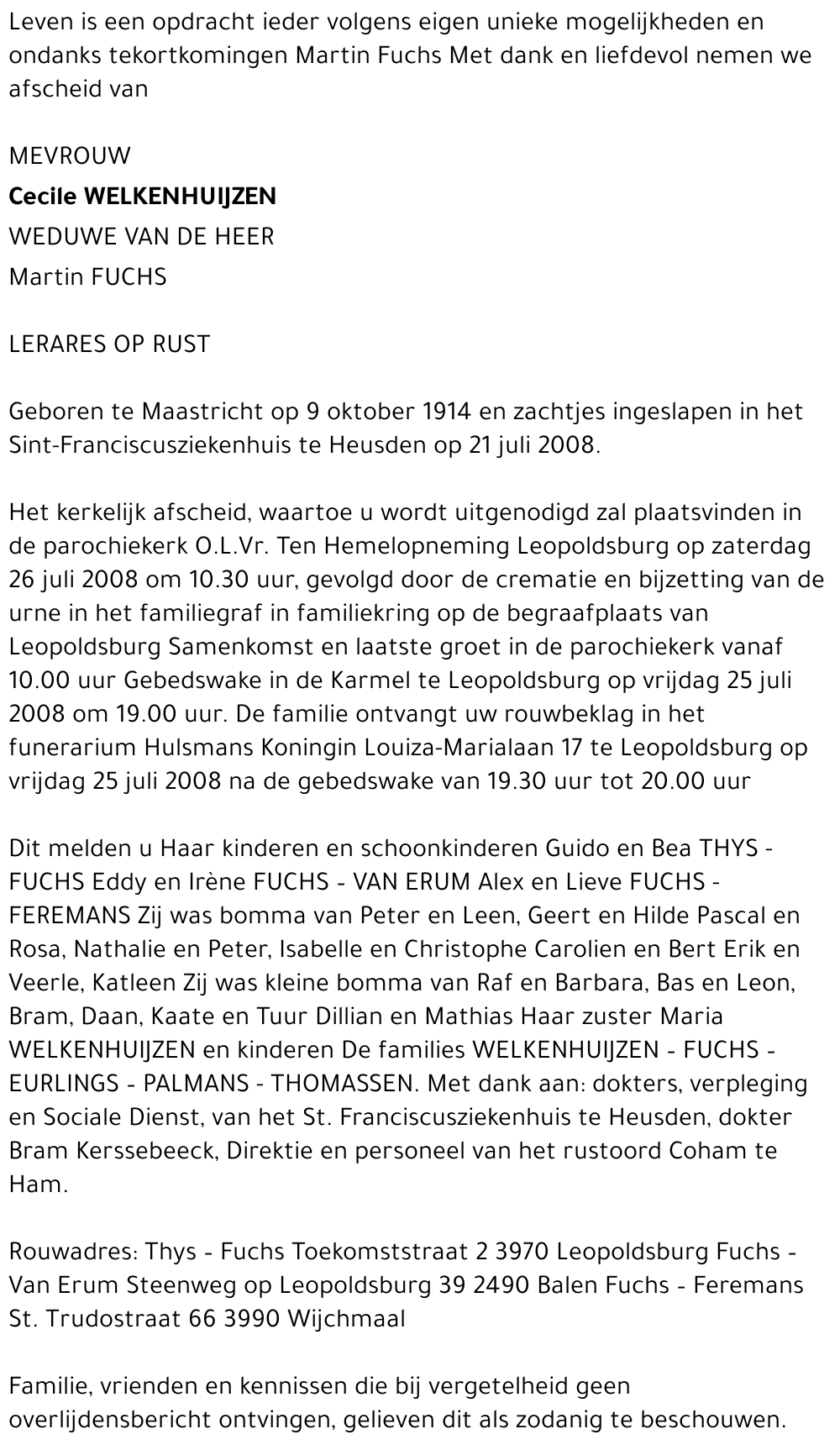 Cecile Welkenhuijzen