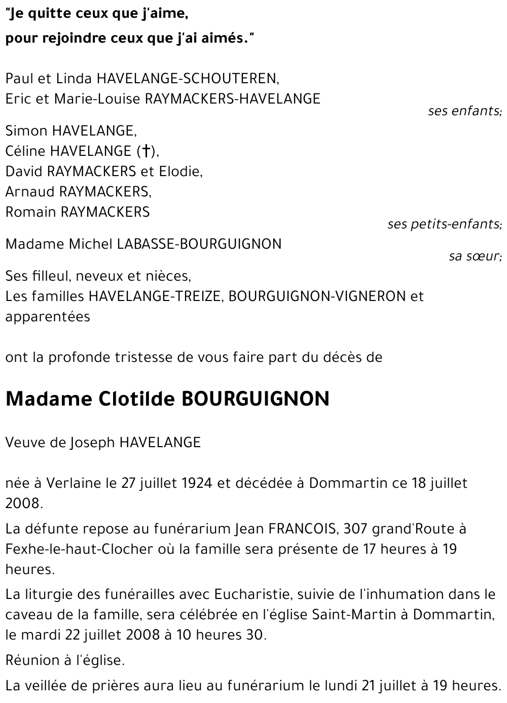 Clotilde BOURGUIGNON