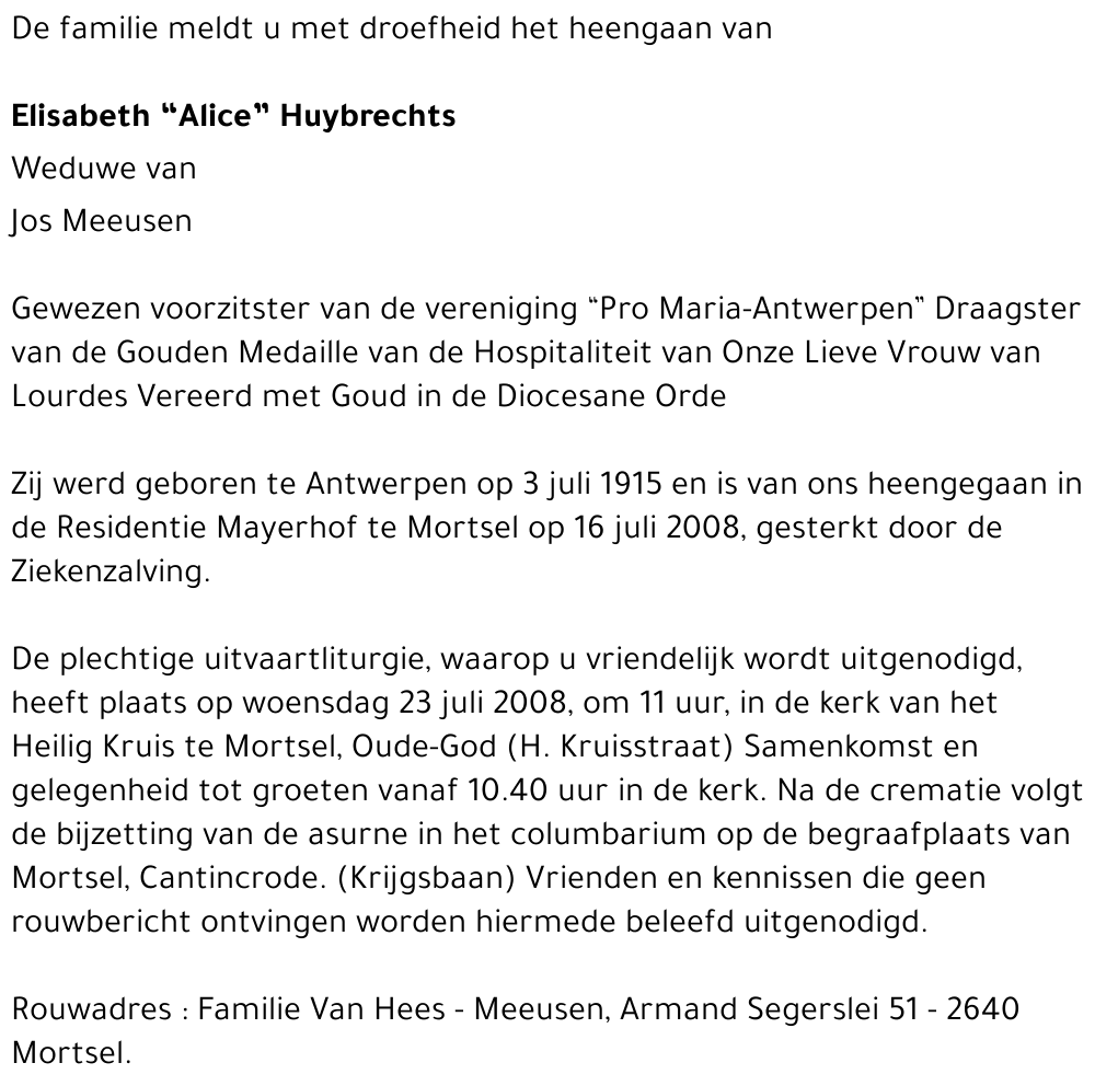 Elisabeth Huybrechts