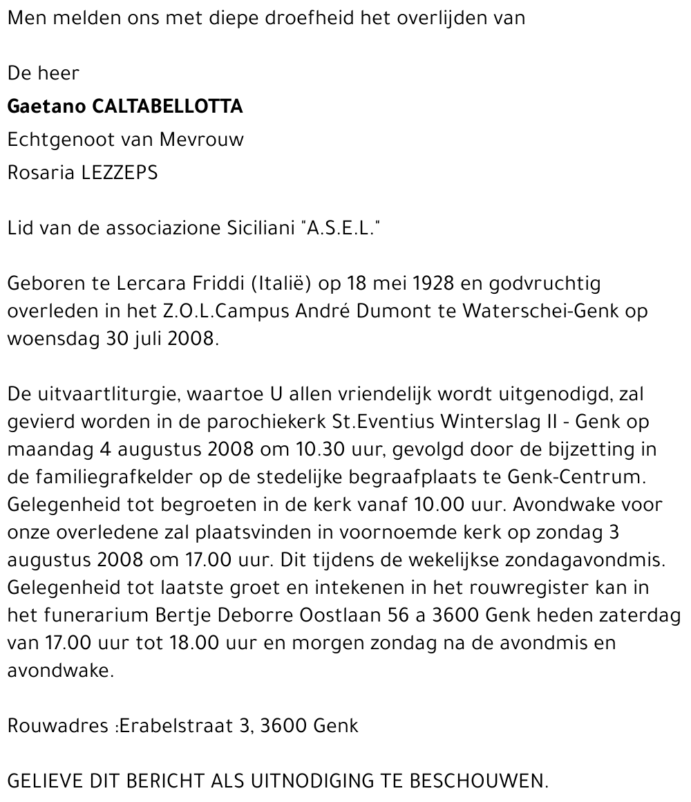 Gaetano Caltabellotta