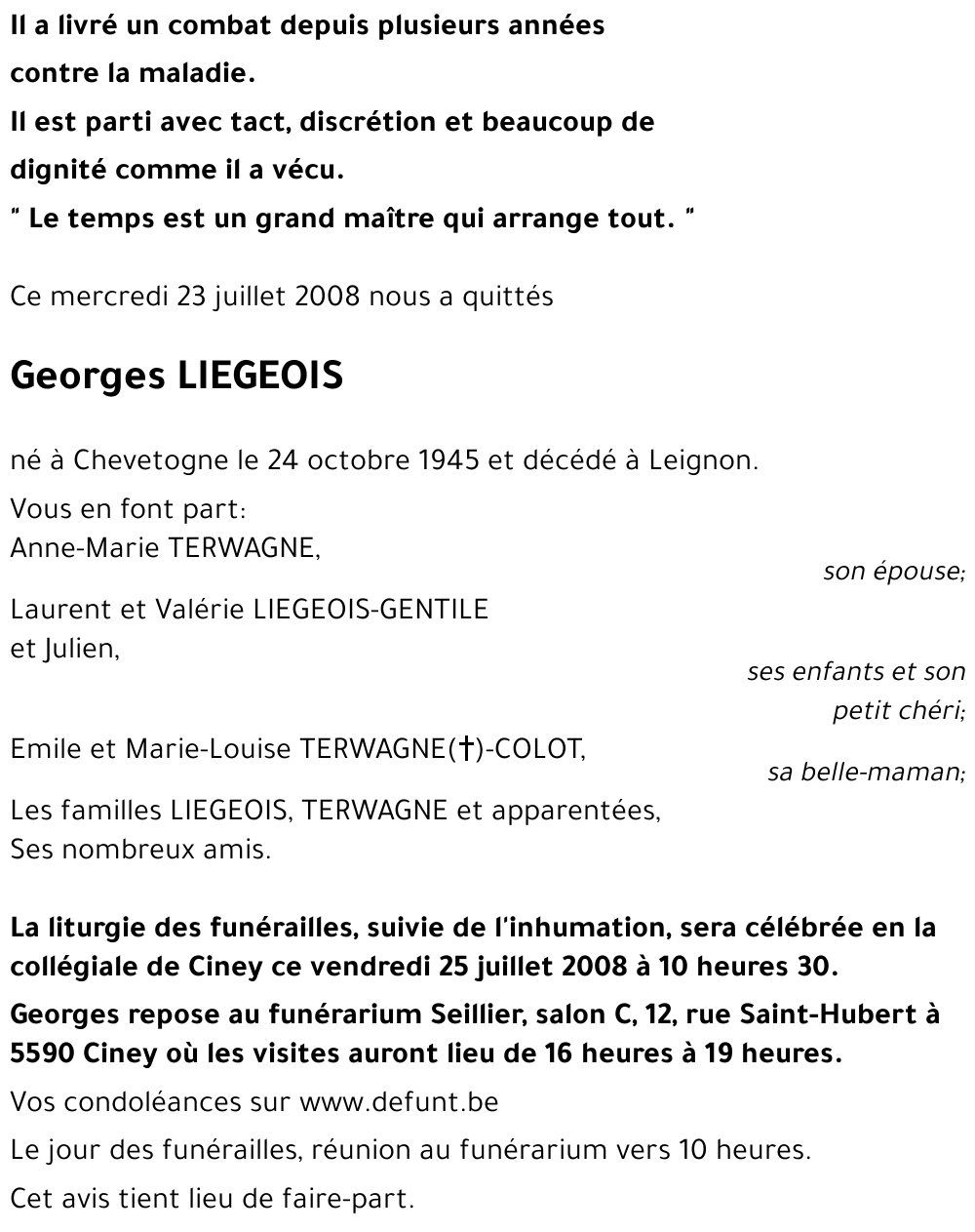 Georges LIEGEOIS