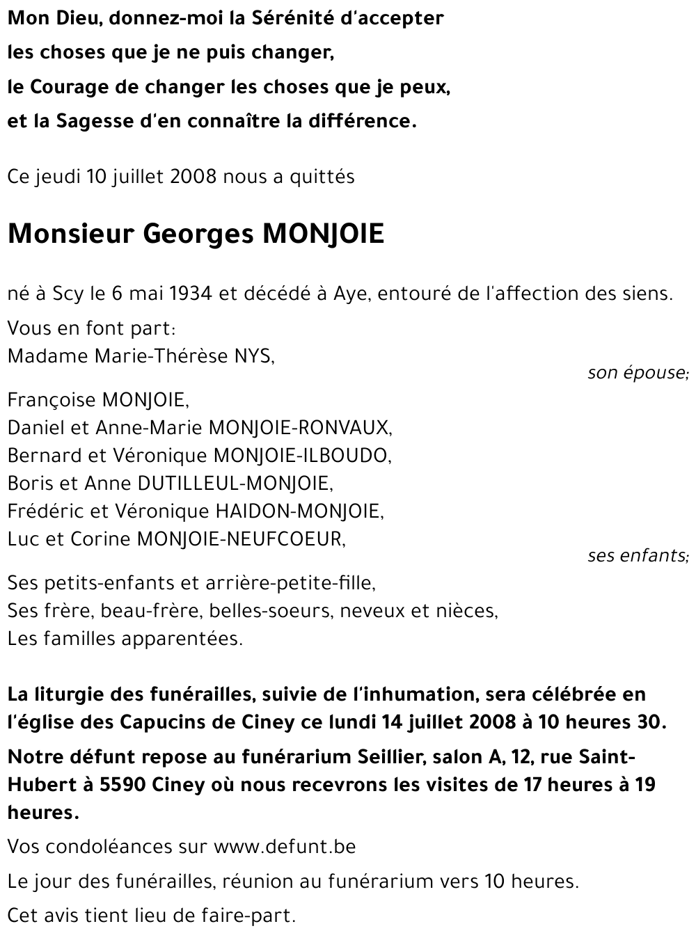 Georges MONJOIE