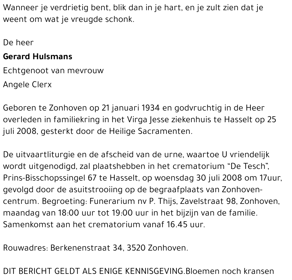 Gerard Hulsmans