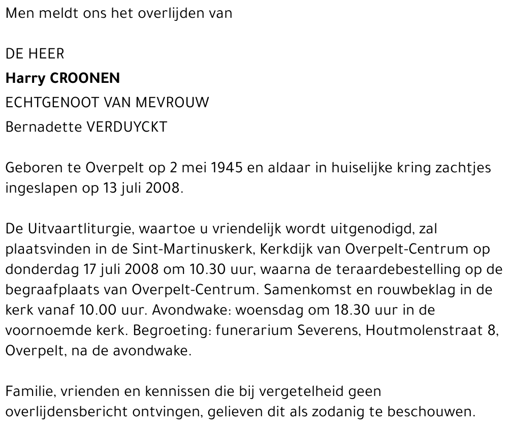 Harry Croonen