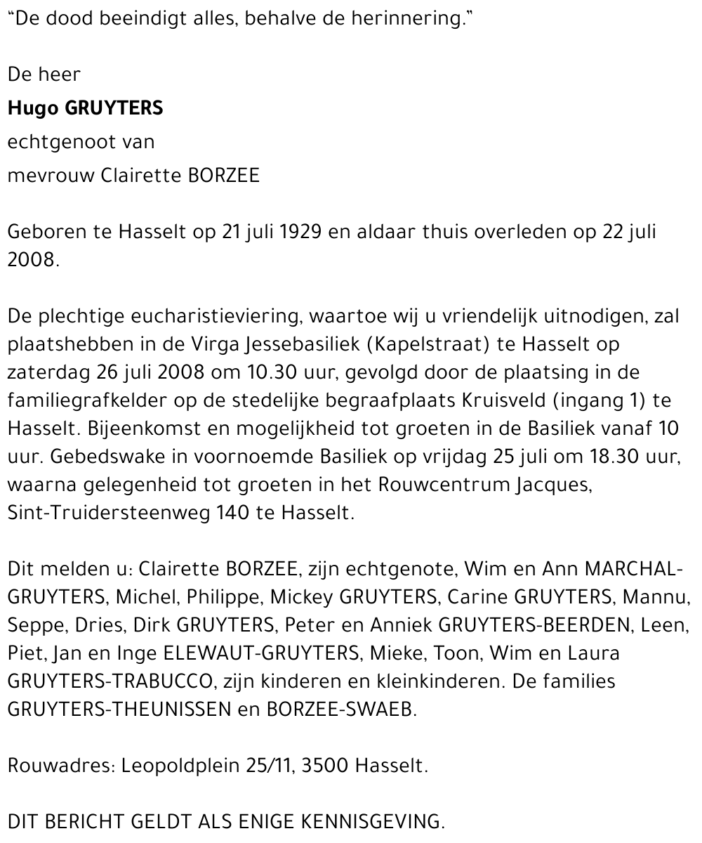 Hugo Gruyters