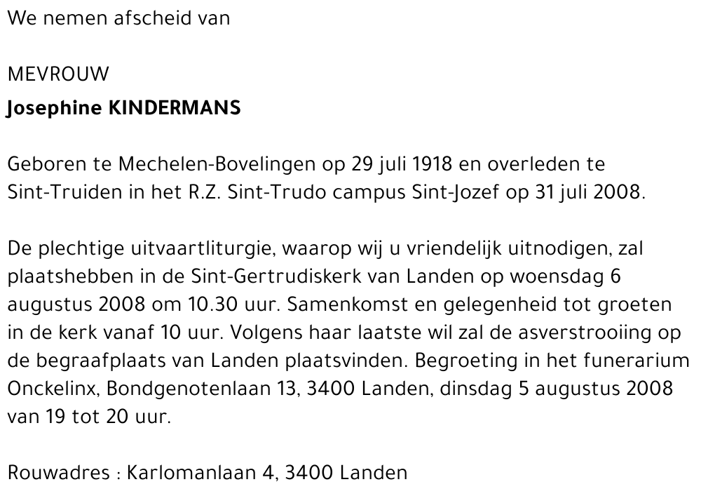 Josephine Kindermans