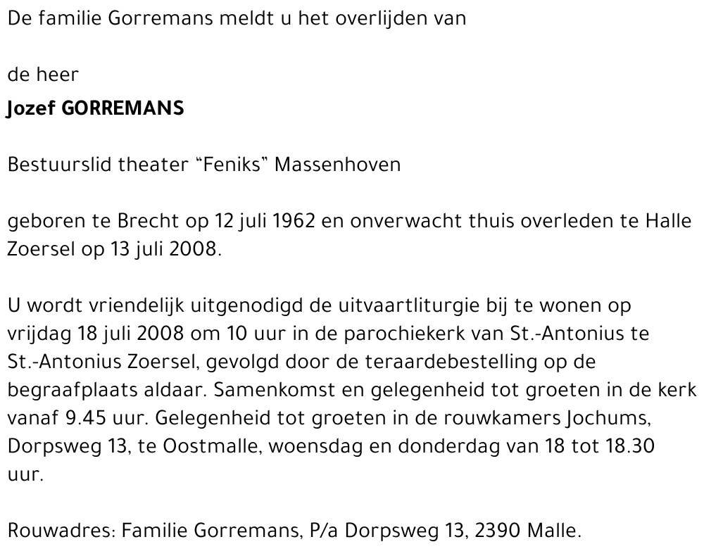 Jozef Gorremans