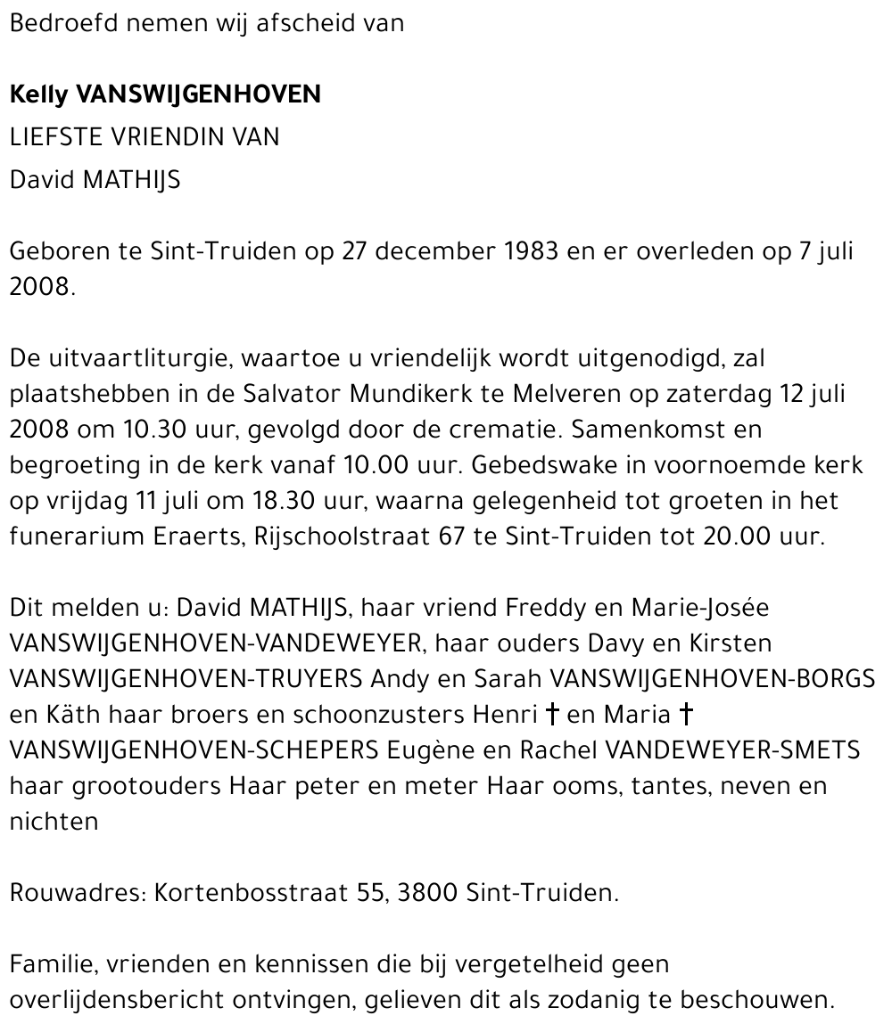Kelly Vanswijgenhoven