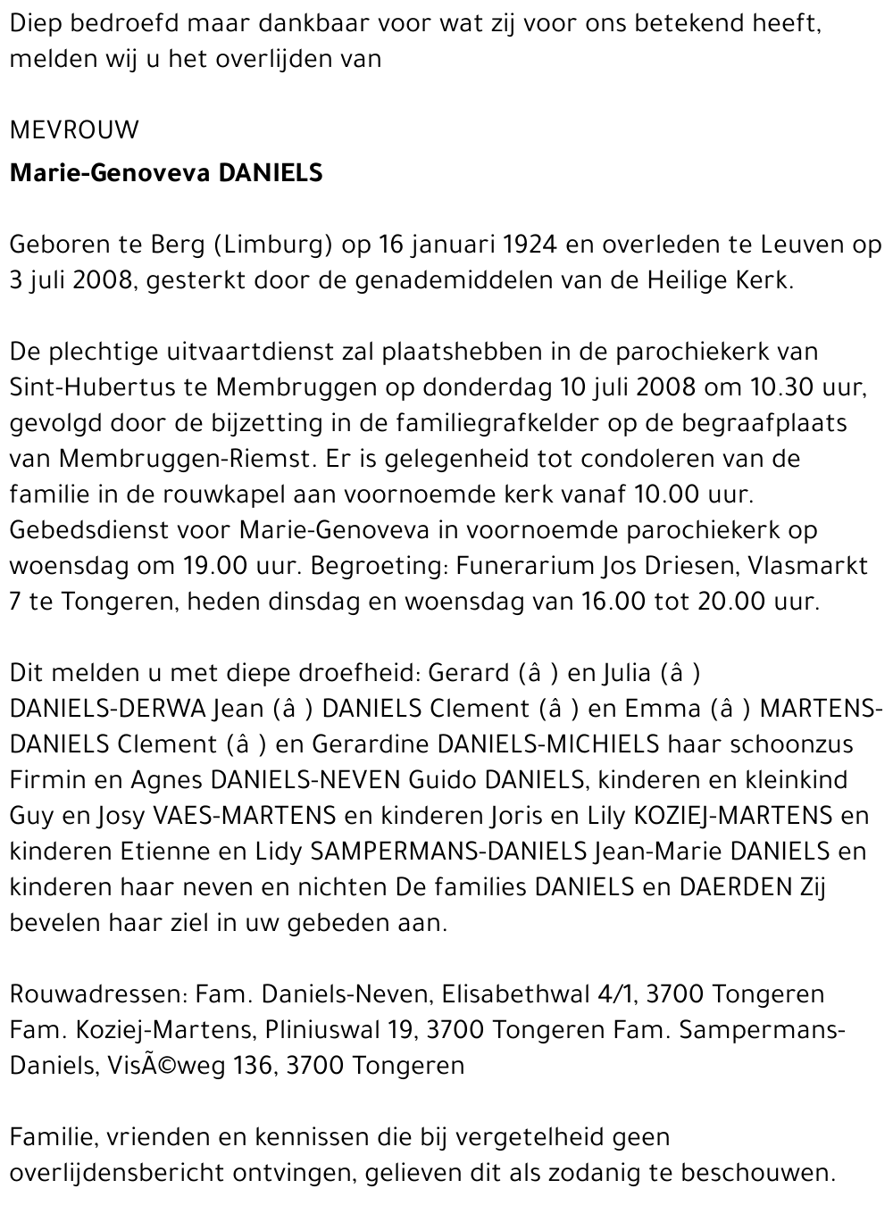 Marie-Genoveva Daniels