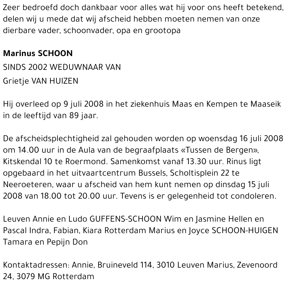 Marinus Schoon