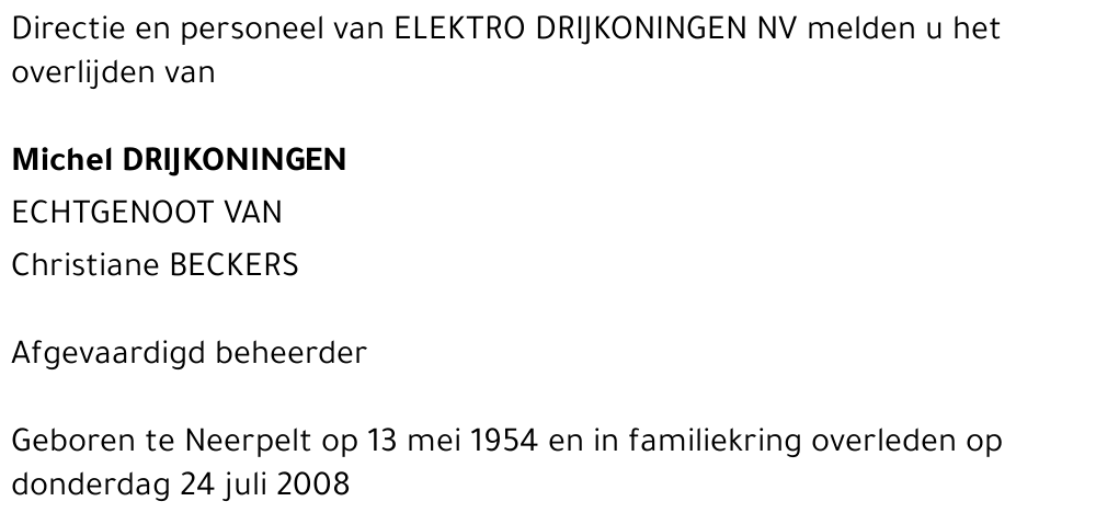 Michel DRIJKONINGEN