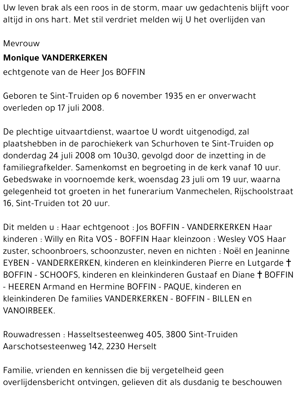 Monique Vanderkerken