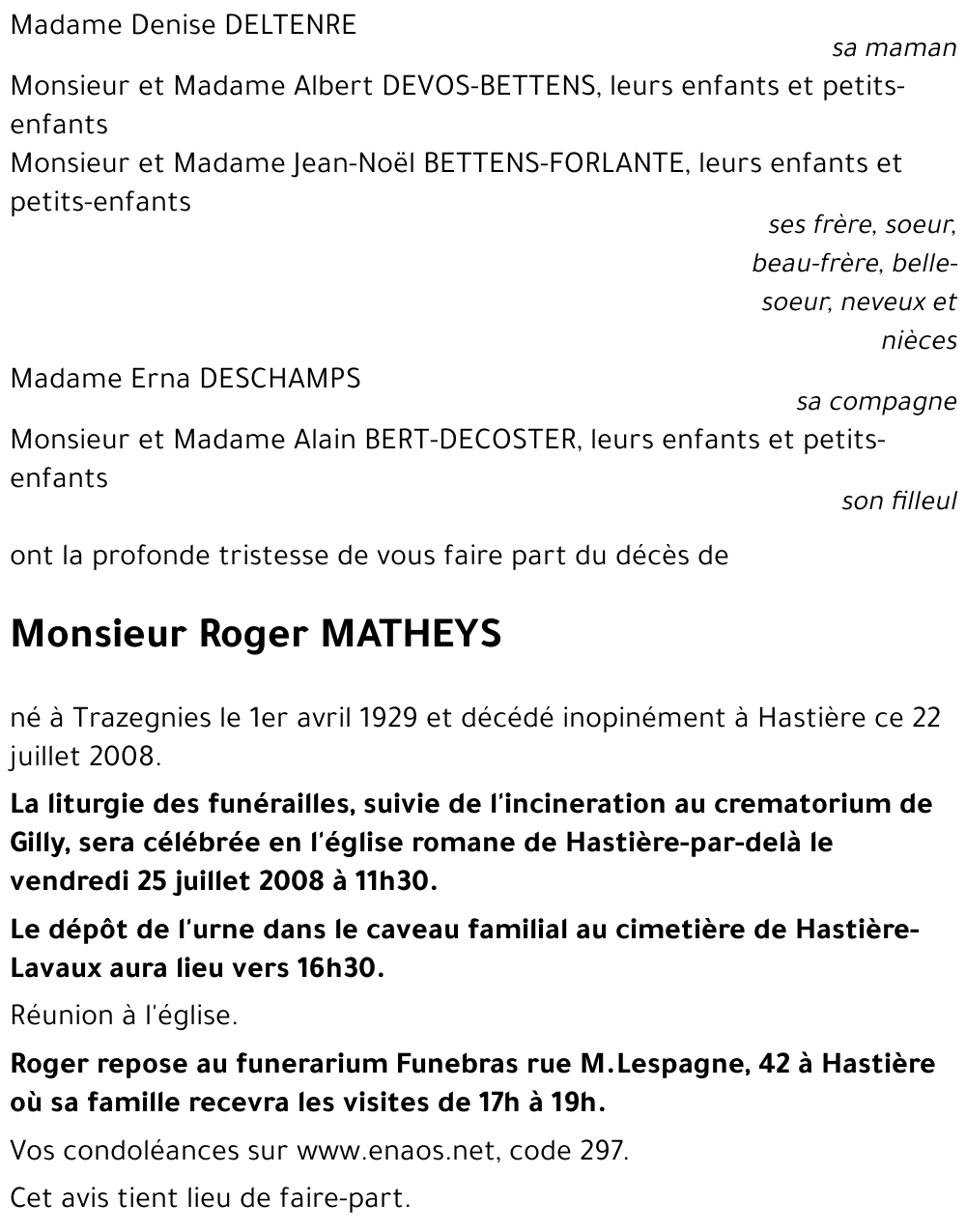 Roger MATHEYS