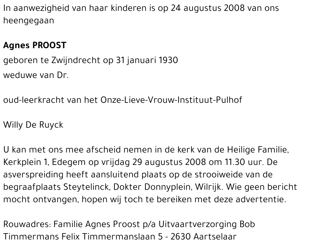 Agnes Proost