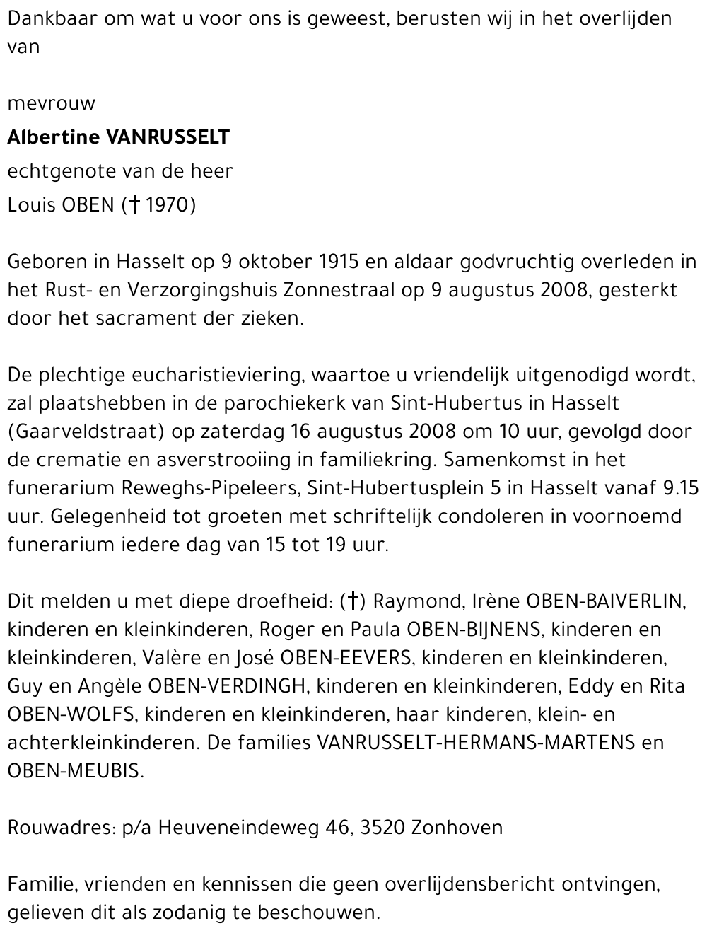 Albertine Vanrusselt