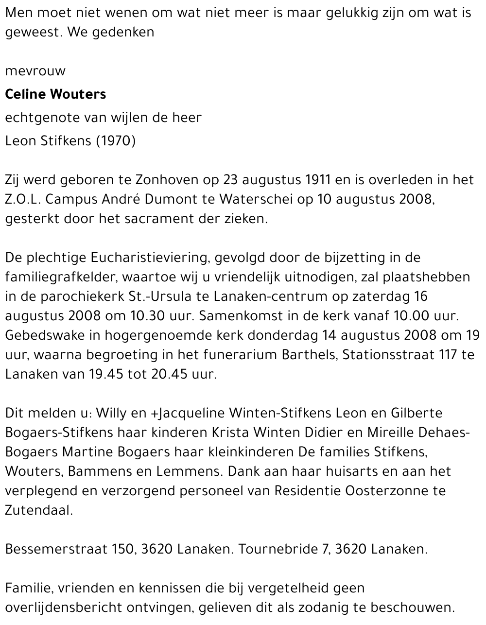 Celine Wouters