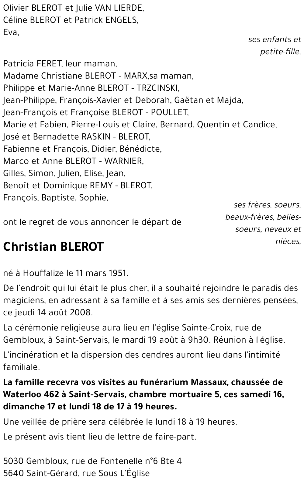 Christian BLEROT