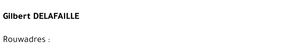 Gilbert Delafaille