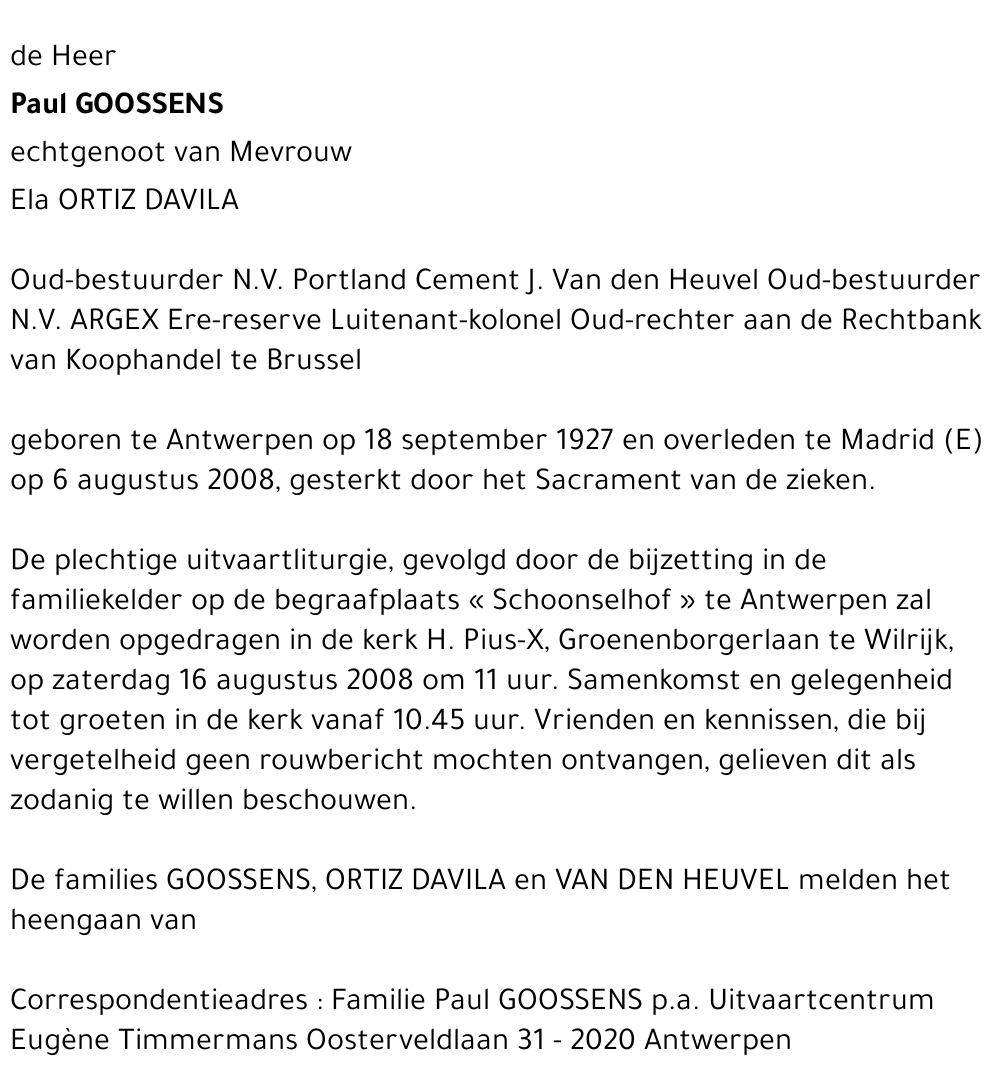 Goossens Paul