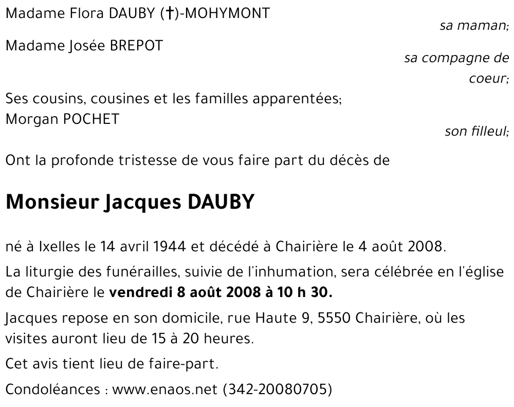 Jacques DAUBY